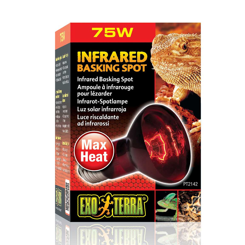 Exo Terra Infrared Basking Spot 75W Żarówka Grzewcza Czerwona